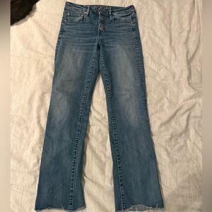 American Eagle Outfitters Light Blue Flare Jeans